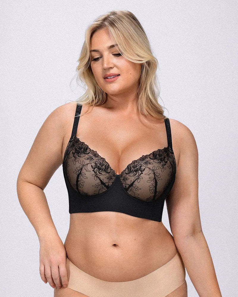 Bare Essentials™ AirSlim® Back Smoothing Lace Underwire Bra