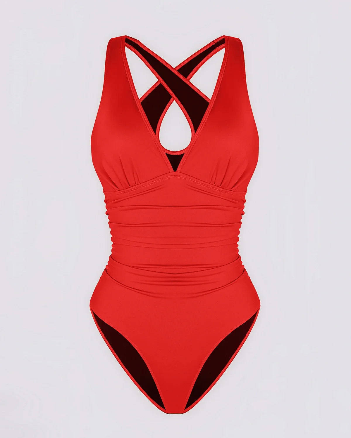 Smart Sculpt™ Plunge Cutout Tummy Control Swimsuit